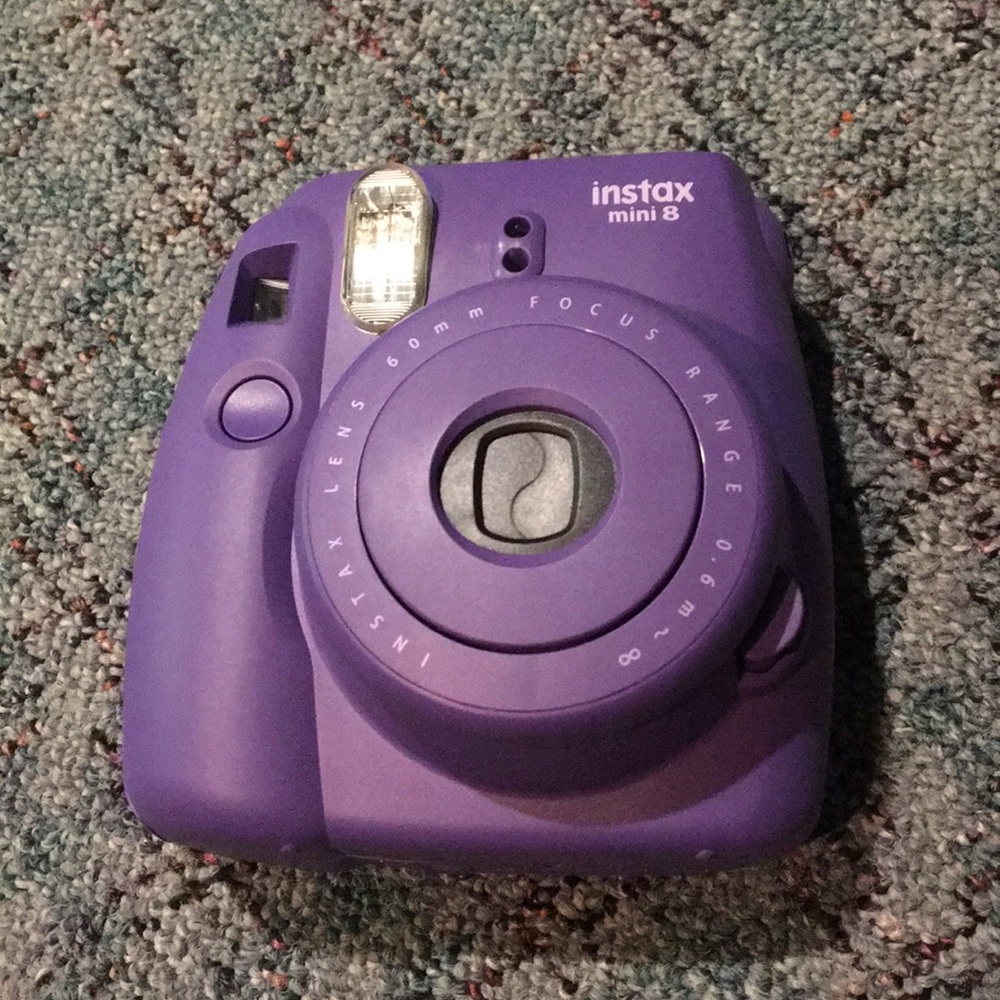 Instax Mini8- Purple w/ case& original box!